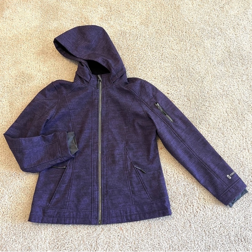 Free Country Purple Waterproof Jacket - Large